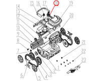 Водовипуск до пилососа Wybotics WY200, (Water outlet№18/WY200)