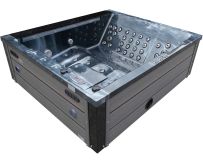 СПА-басейн Aquajoy Venice (215х190х70 см), темний опал, з динаміками та LED-підсвічуванням