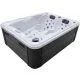 СПА-басейн Aquajoy Bali (210х160х77 см), Сріблясто-білий мармур