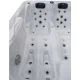 СПА-басейн Aquajoy Bali (210х160х77 см), Сріблясто-білий мармур